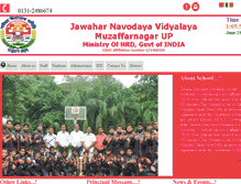 Tablet Screenshot of jnvmuzaffarnagar.org